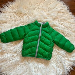 Wonder Nation Boys Green Puffer